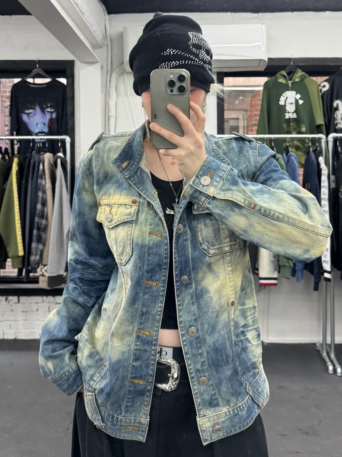 VTG 워시드 데님자켓 상품이미지1