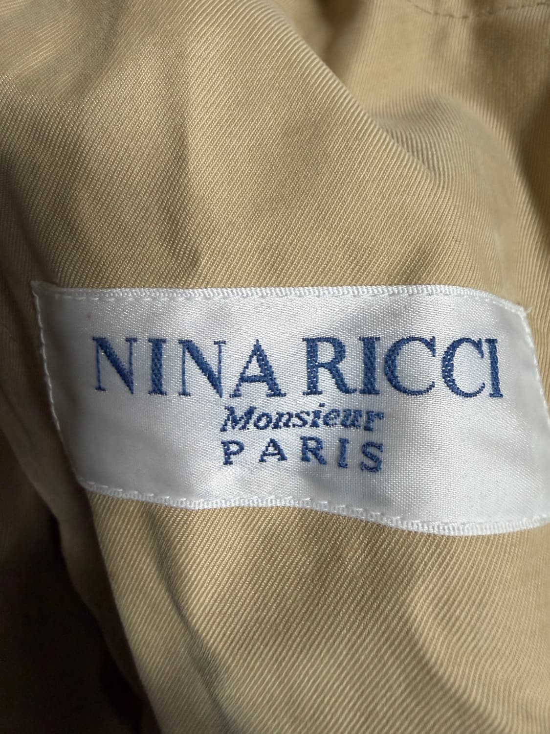 니나리치 무슈 빈티지 트렌치코트 상품이미지5