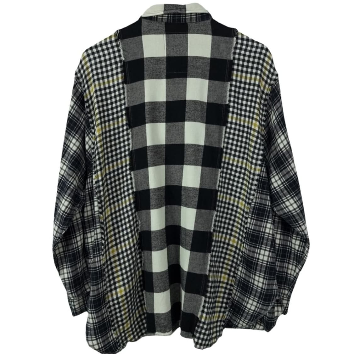 [니코앤드] 멀티 체크 믹스드 오버핏 셔츠 M19697 상품이미지3