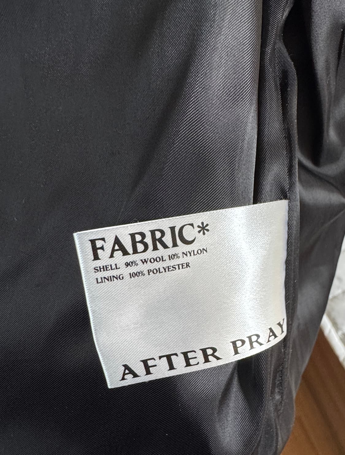 [S] 애프터프레이 투어리스트 발마칸 코트 네이비 상품이미지5