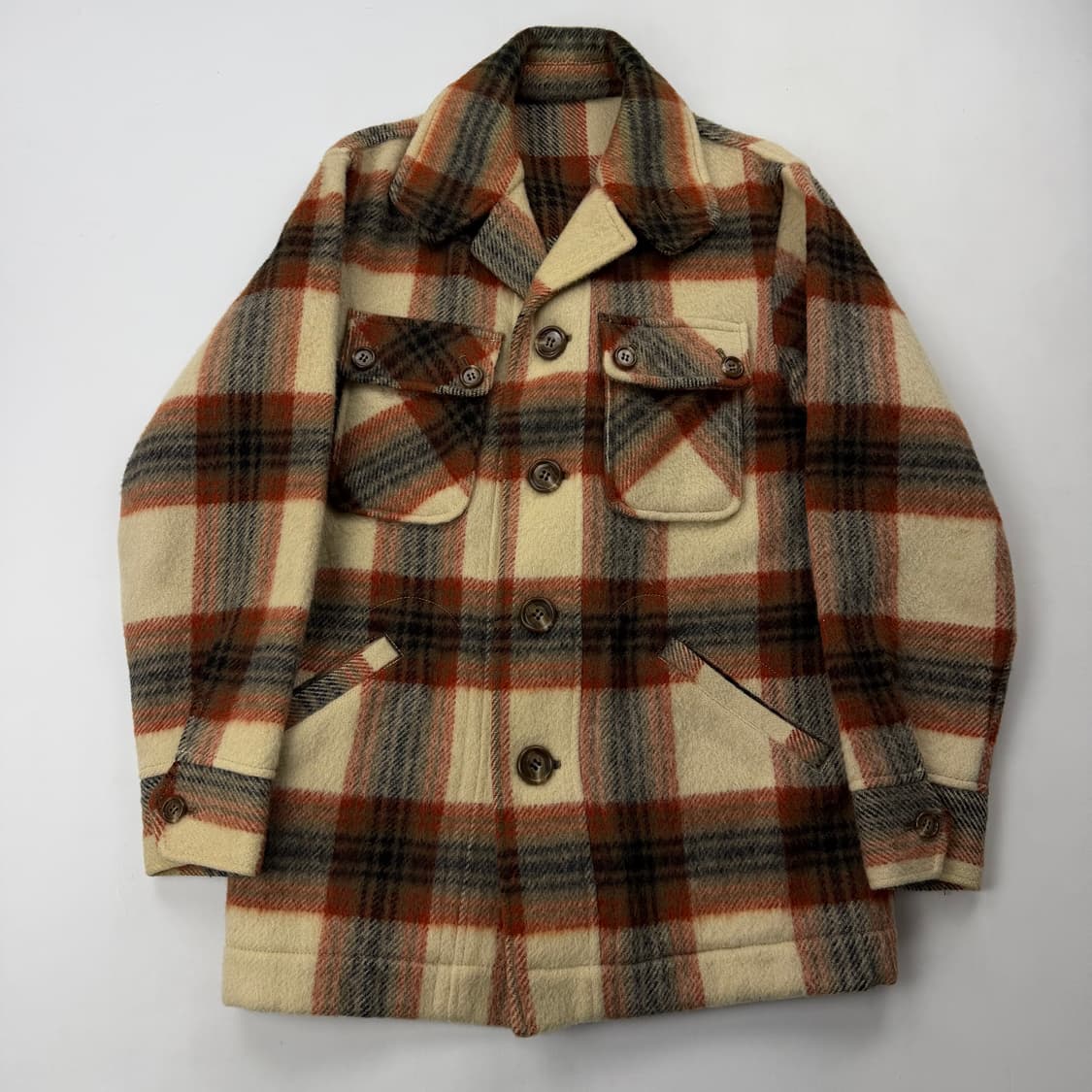 GQ 헤비 울 체크 자켓 상품이미지1