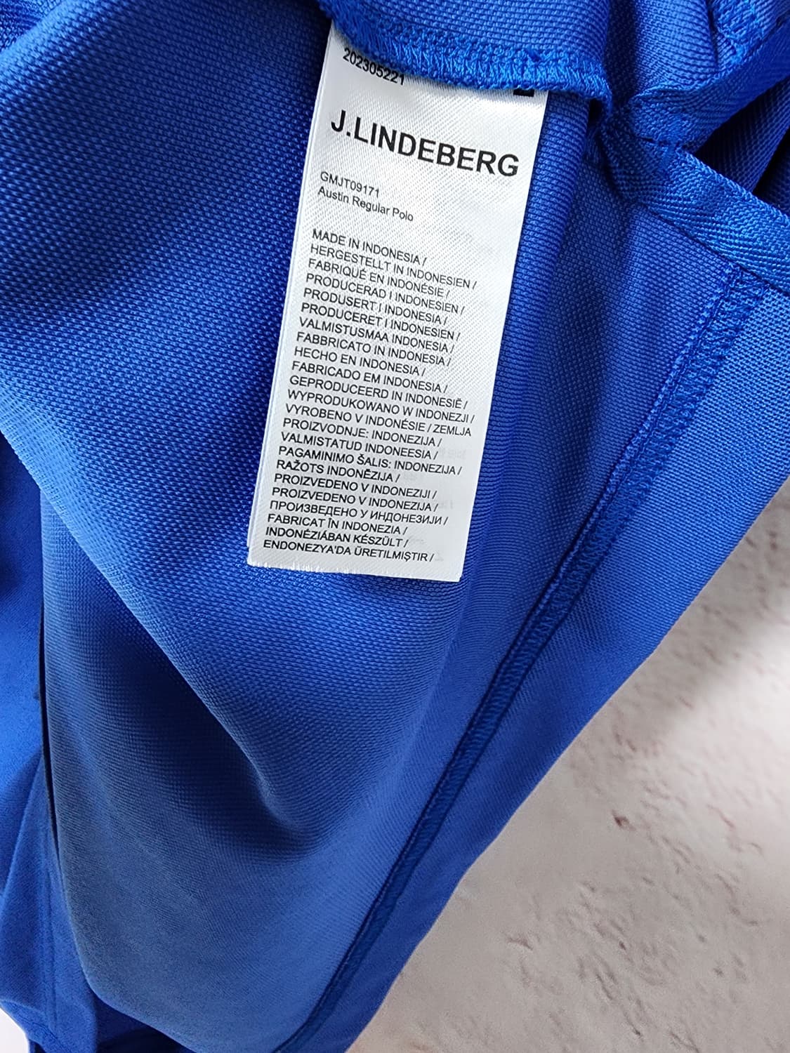 제이린드버그 블루 폴로티셔츠 상품이미지8