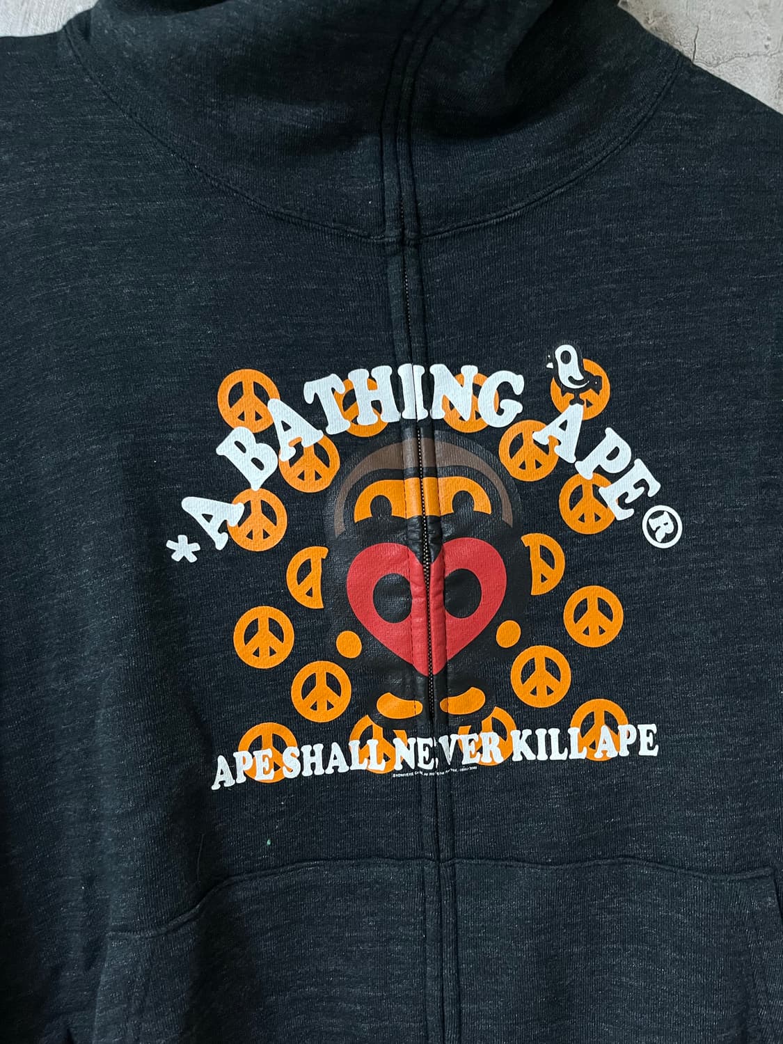 베이프 아카이브 베이비 마일로 후드집업 상품이미지2