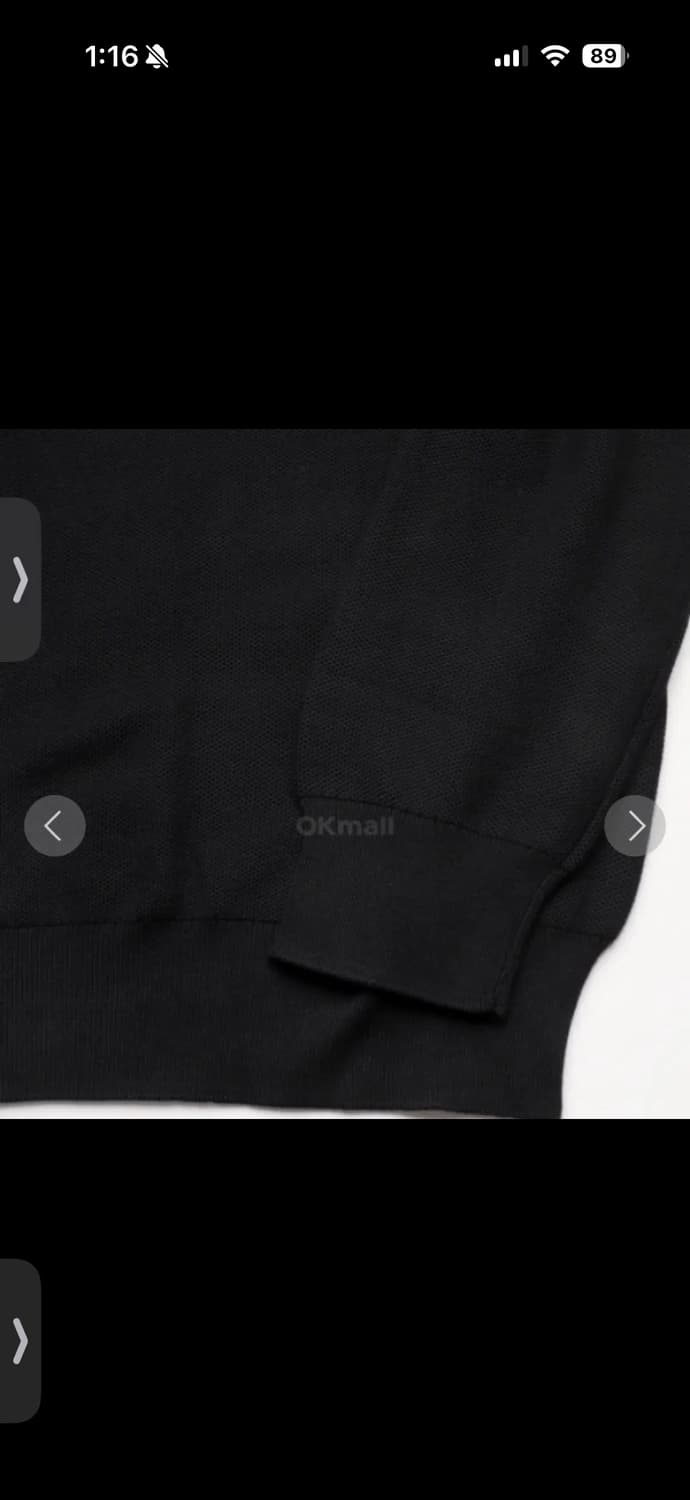 폴로 랄프로렌 포니로고 자수 하프집업 블랙  XL 상품이미지5