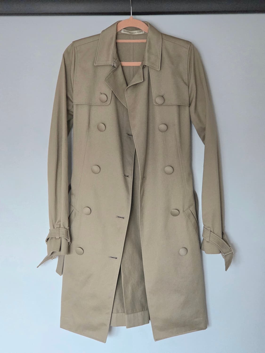 발렌시아가 트렌치코트 38 / 상태 좋음 / 오른팔 미세 하자 / 14만 상품이미지1