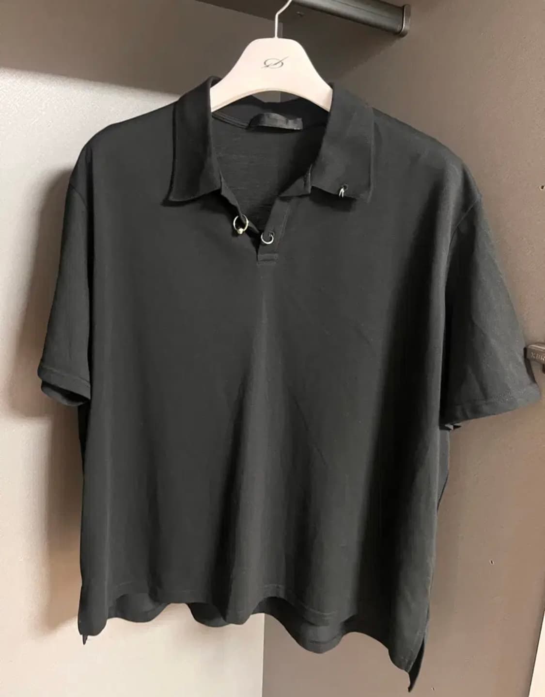 51퍼센트 Pierce Daddy PK T-Shirt 블랙 (M) 새상품 상품이미지4