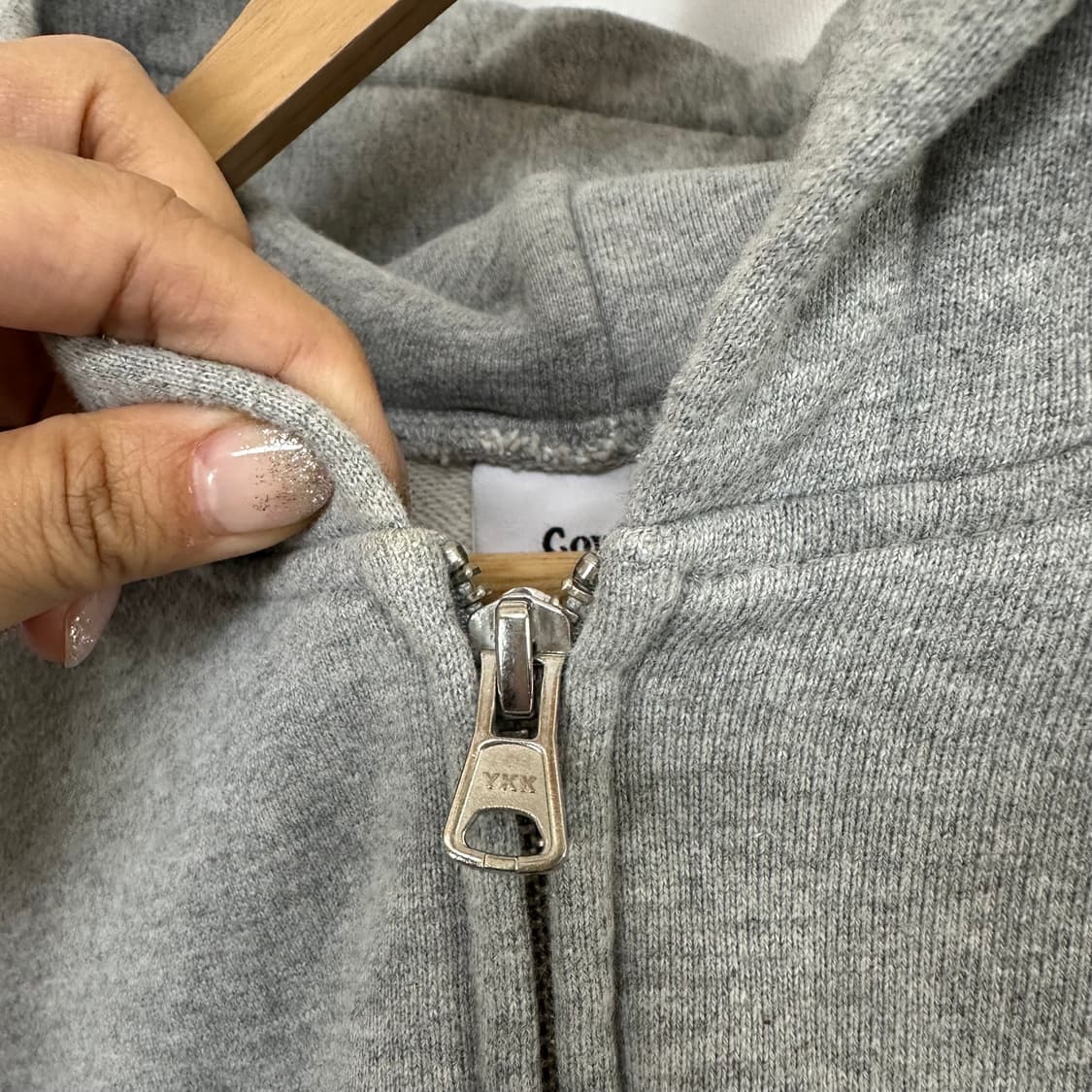 커버낫 남성 후드집업 그레이 L  100 상품이미지8