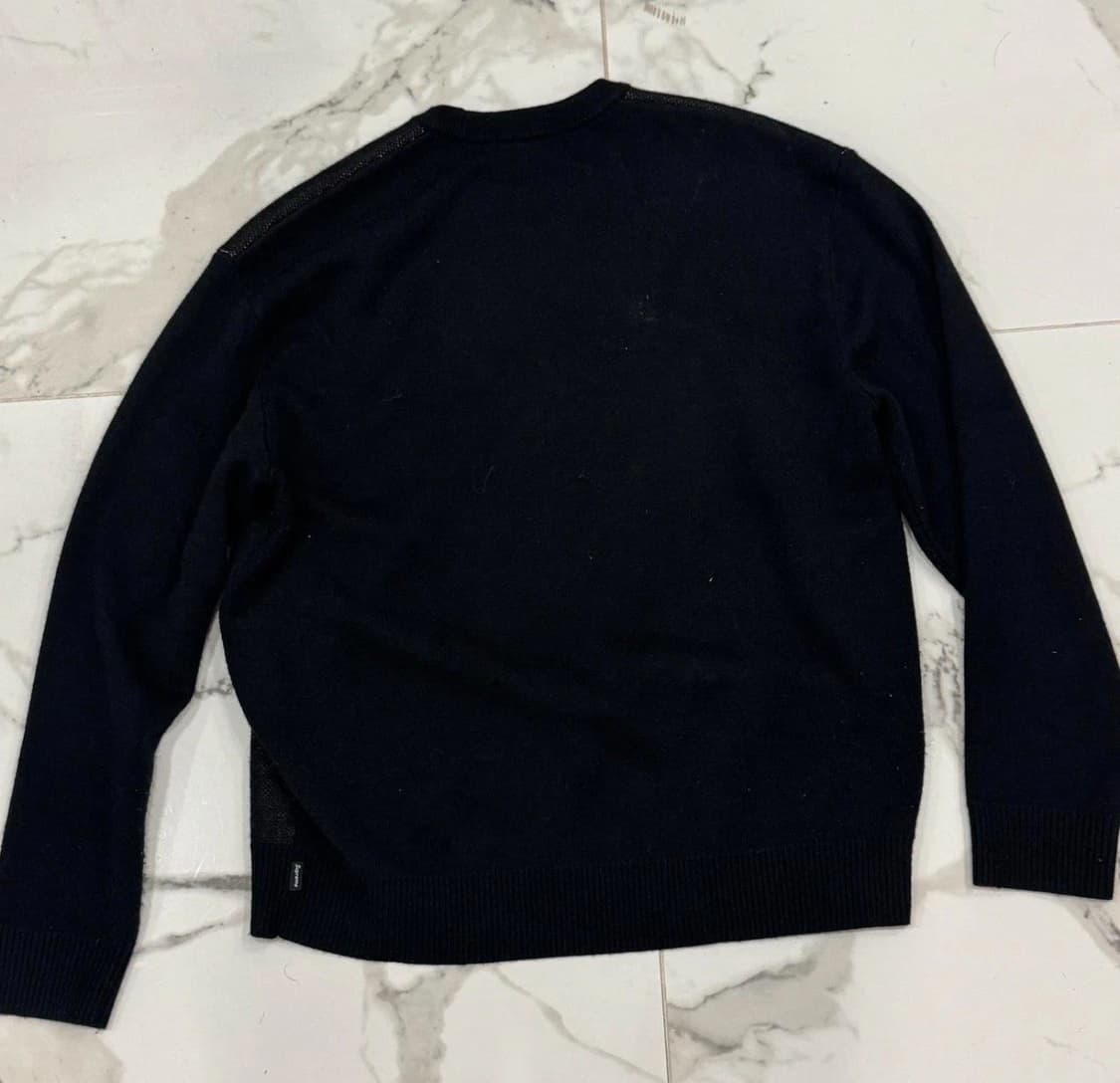 슈프림 아메리칸 사이코 니트 스웨터 블랙 상품이미지2