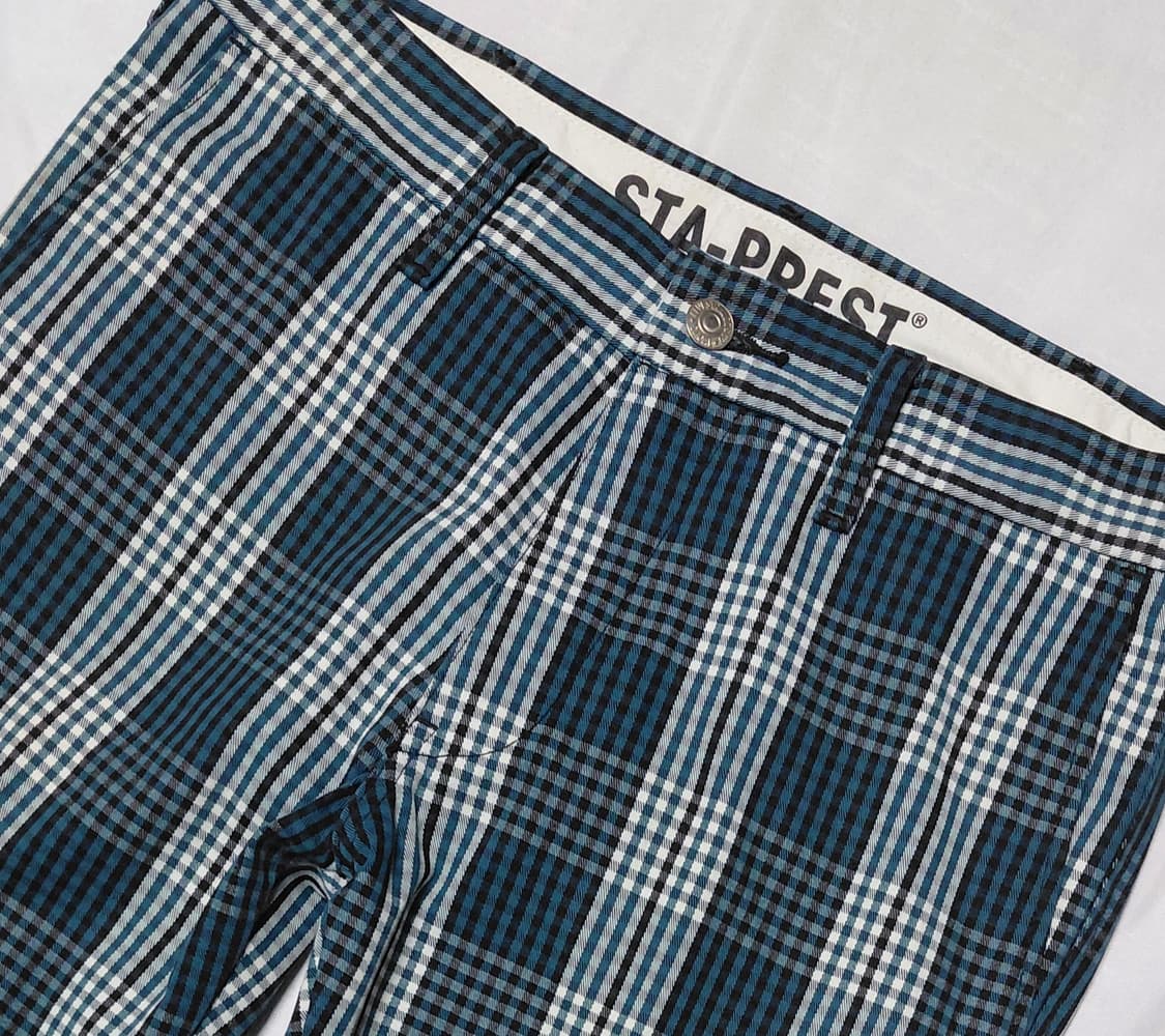 리바이스 스테이 프레스(STA-PREST) 체크 7부 크롭 팬츠 (W30 상품이미지2