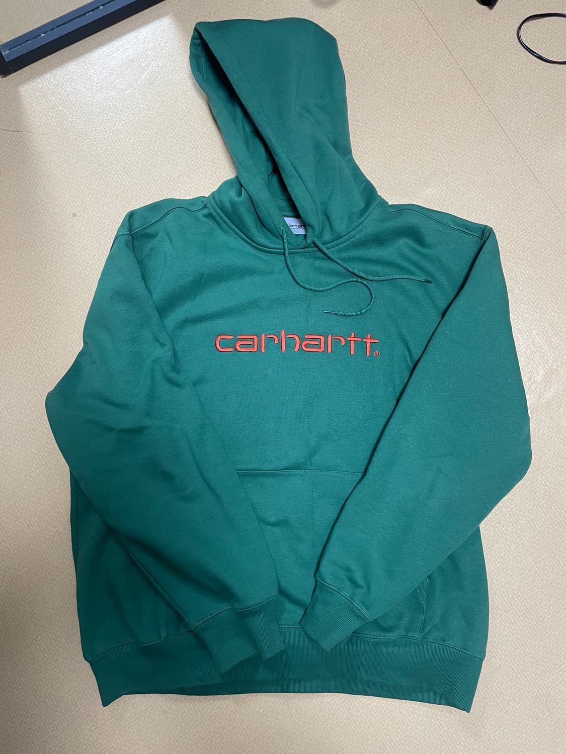 [xxl] 칼하트wip 로고 딥그린 후드티  상품이미지1