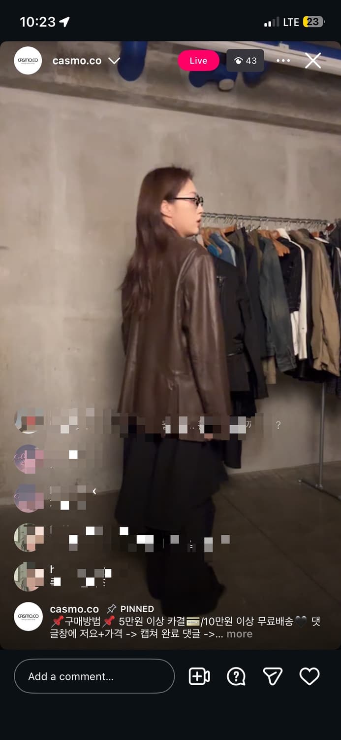 캐스모빈티지 브라운 가죽자켓 레더 블레이저 상품이미지5