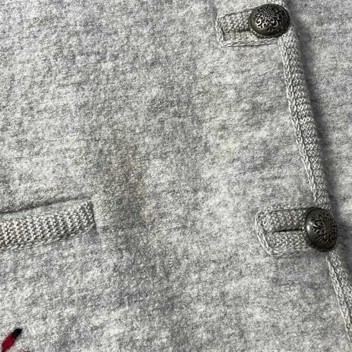 [XL]90’s 오스트레일리아 자수 울 가디건 상품이미지8