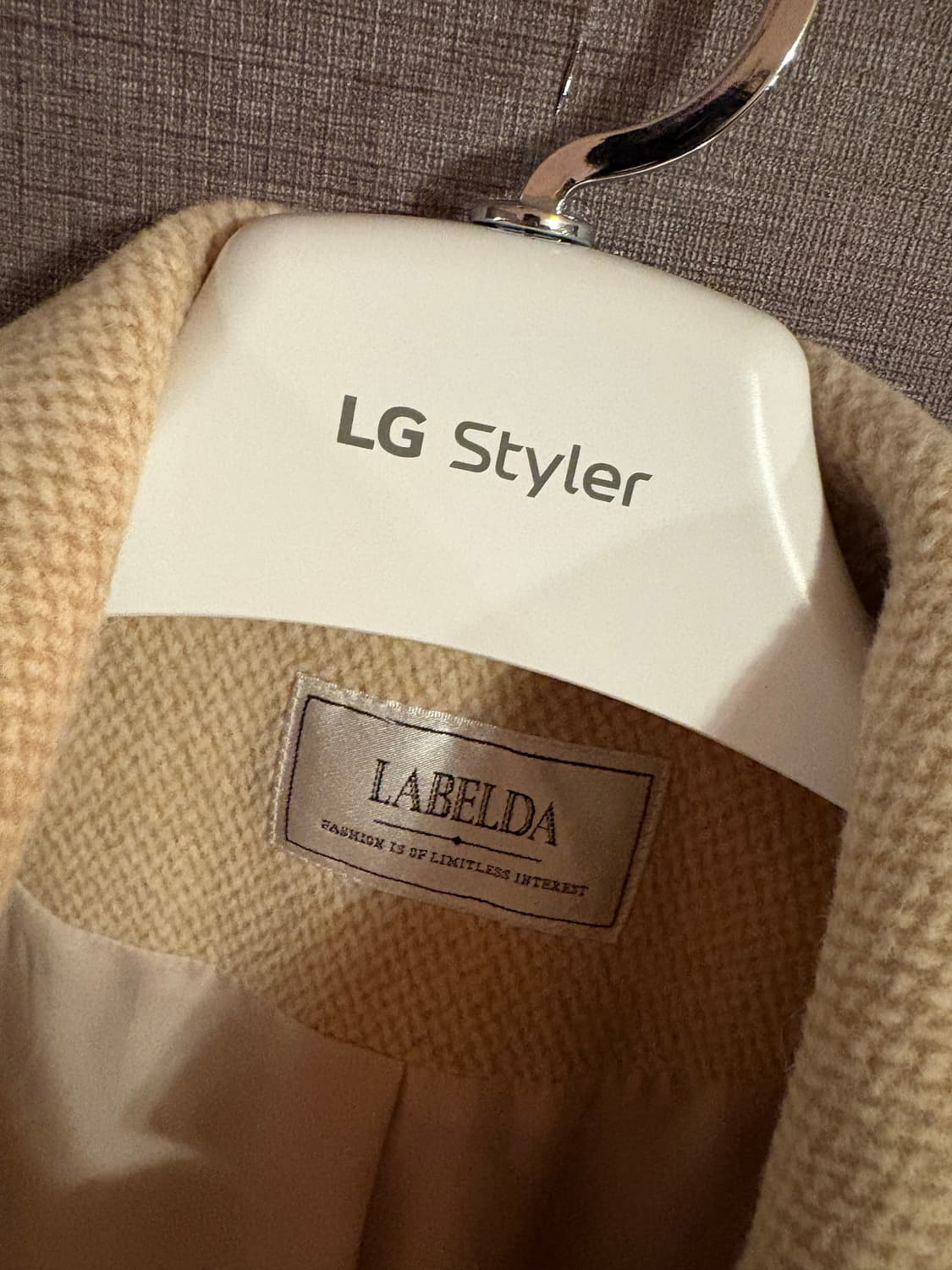 LABELDA(라벨다)클래식한 베이지 컬러 울 코트 Japan 상품이미지3