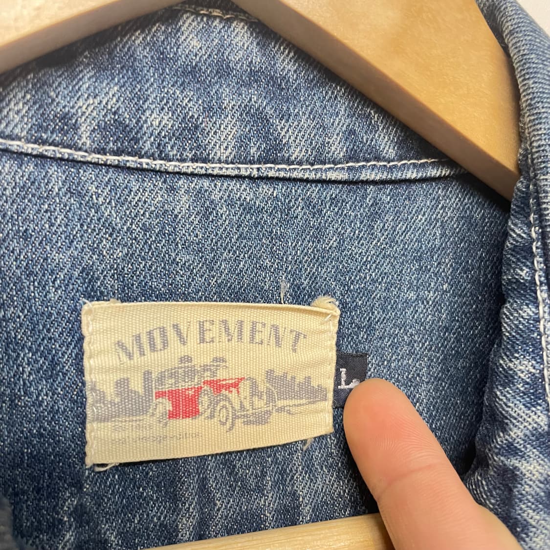 MOVEMENT 집업 데님 자켓 상품이미지4
