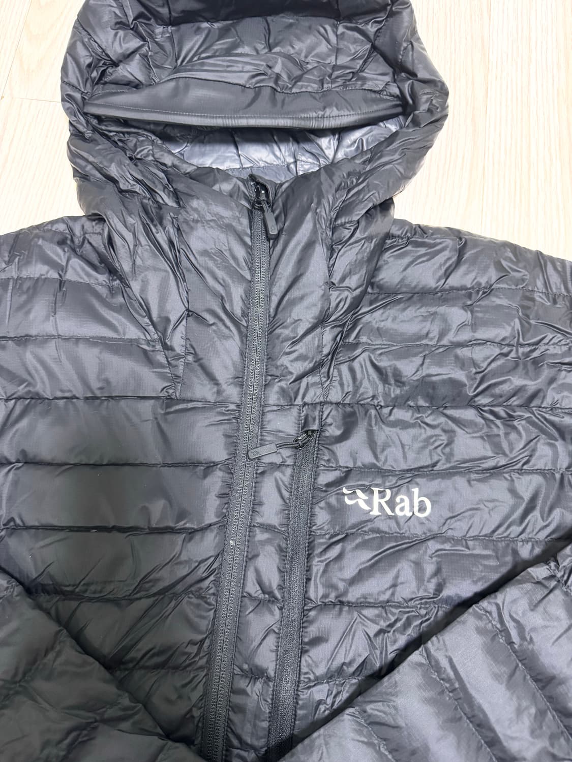 (XL)랩 RAB 마이크로라이트 알파인자켓 블랙 상품이미지4