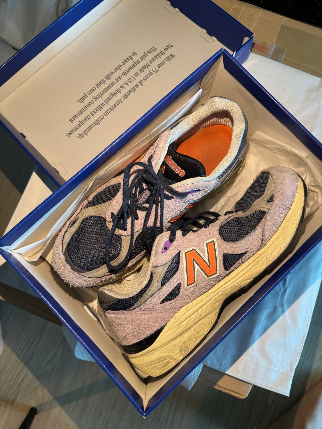 뉴발란스 990v3 MADE IN USA 테디산티스 애머시스트 상품이미지1