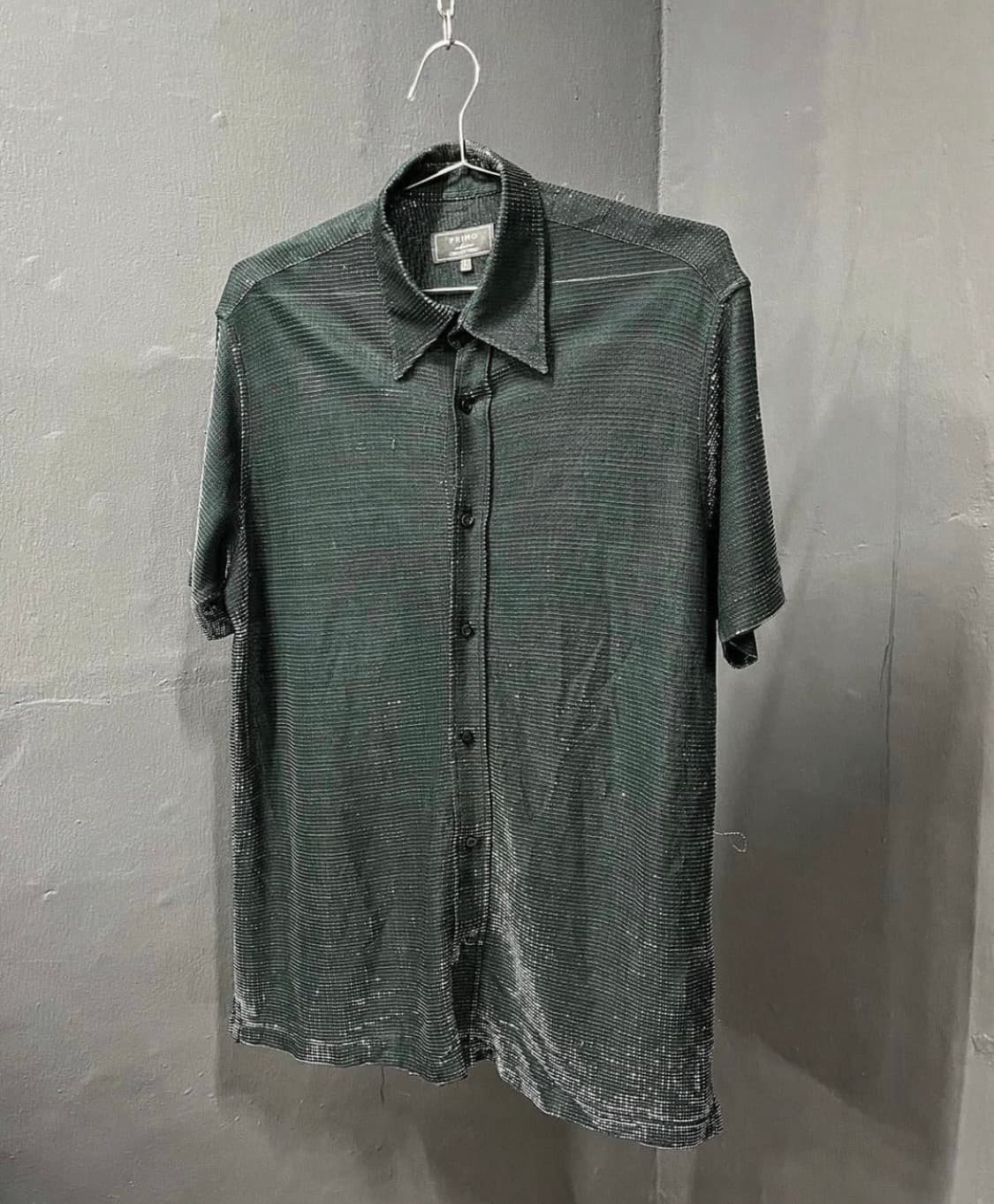 Primo ciro citterio 메탈릭 하프 셔츠 상품이미지1