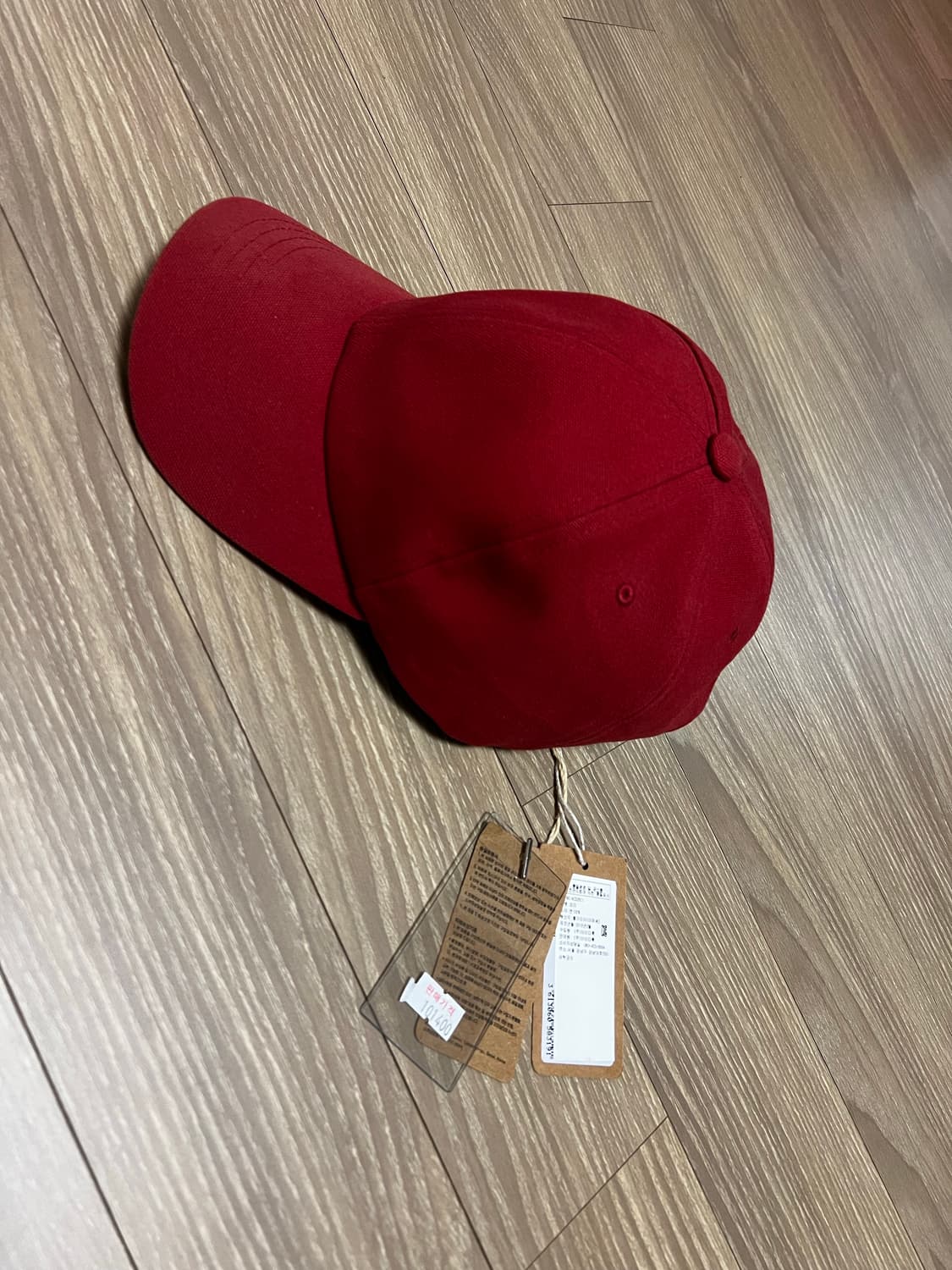 apc 볼캡 레드 상품이미지2