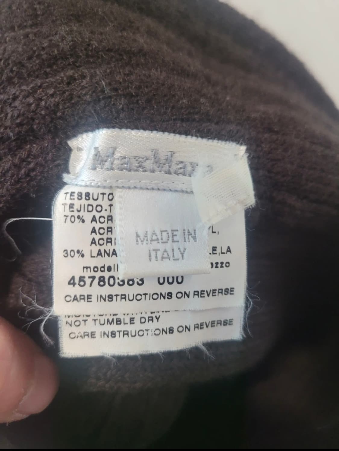 막스마라 니트 벙거지 모자 판매해요 상품이미지2