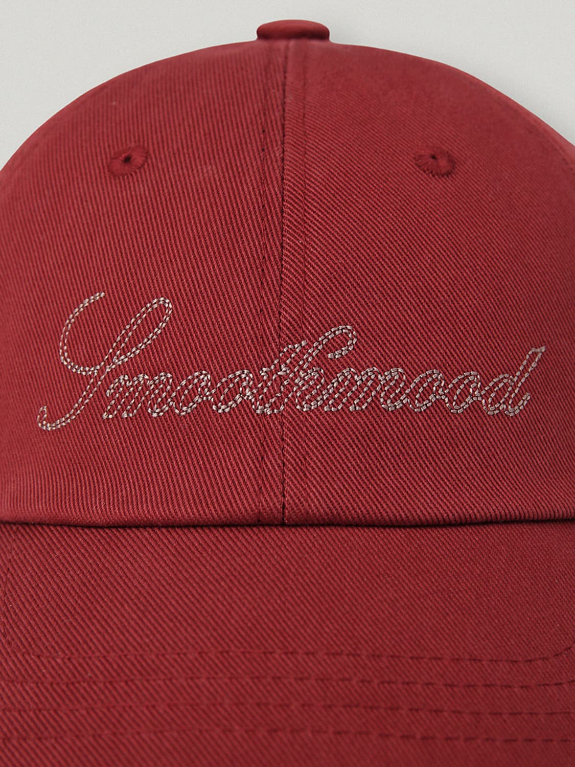 스무드무드 Red Washed Logo Ball Cap 상품이미지2
