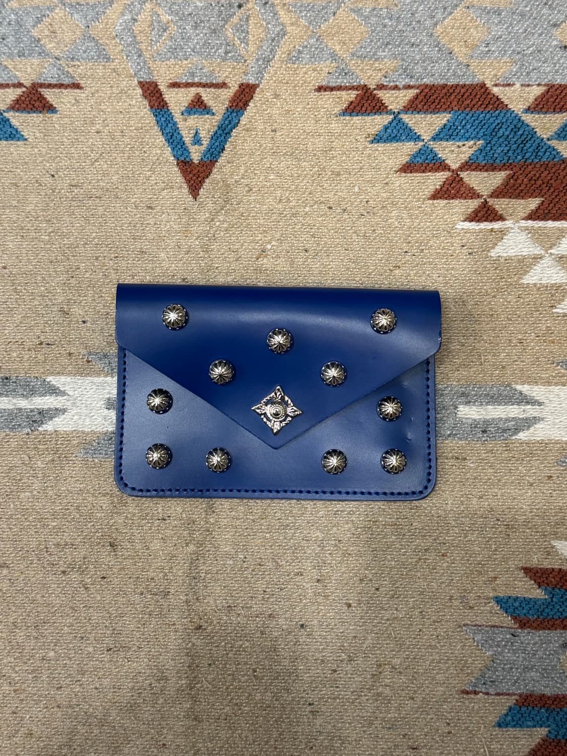 [OS] 토가 아카이브 스터드 카드 지갑 네이비  상품이미지2