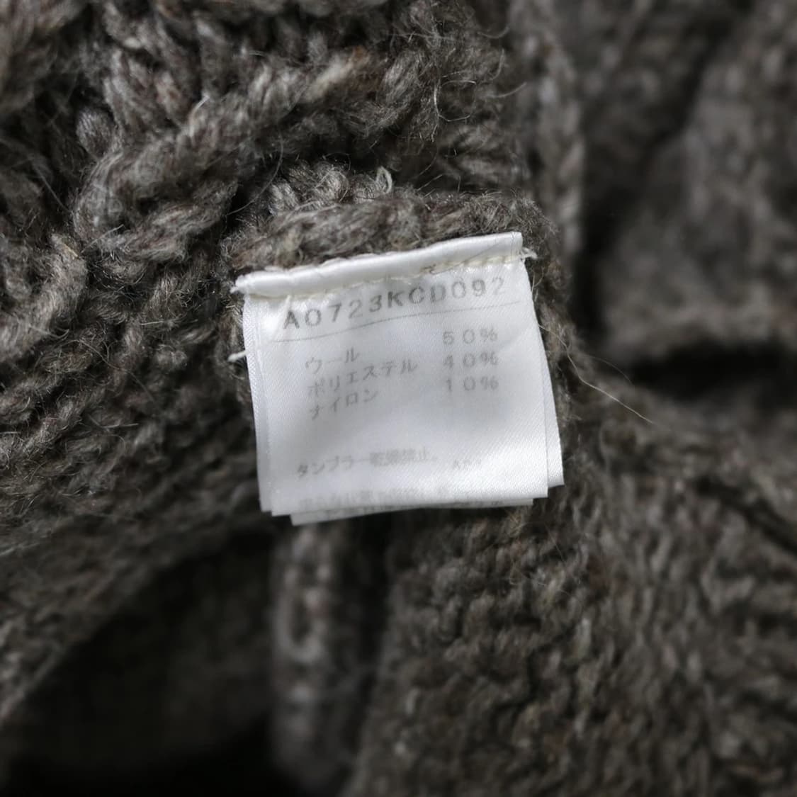 MELROSE 울 혼방 터틀넥 니트 가디건 62157 상품이미지9