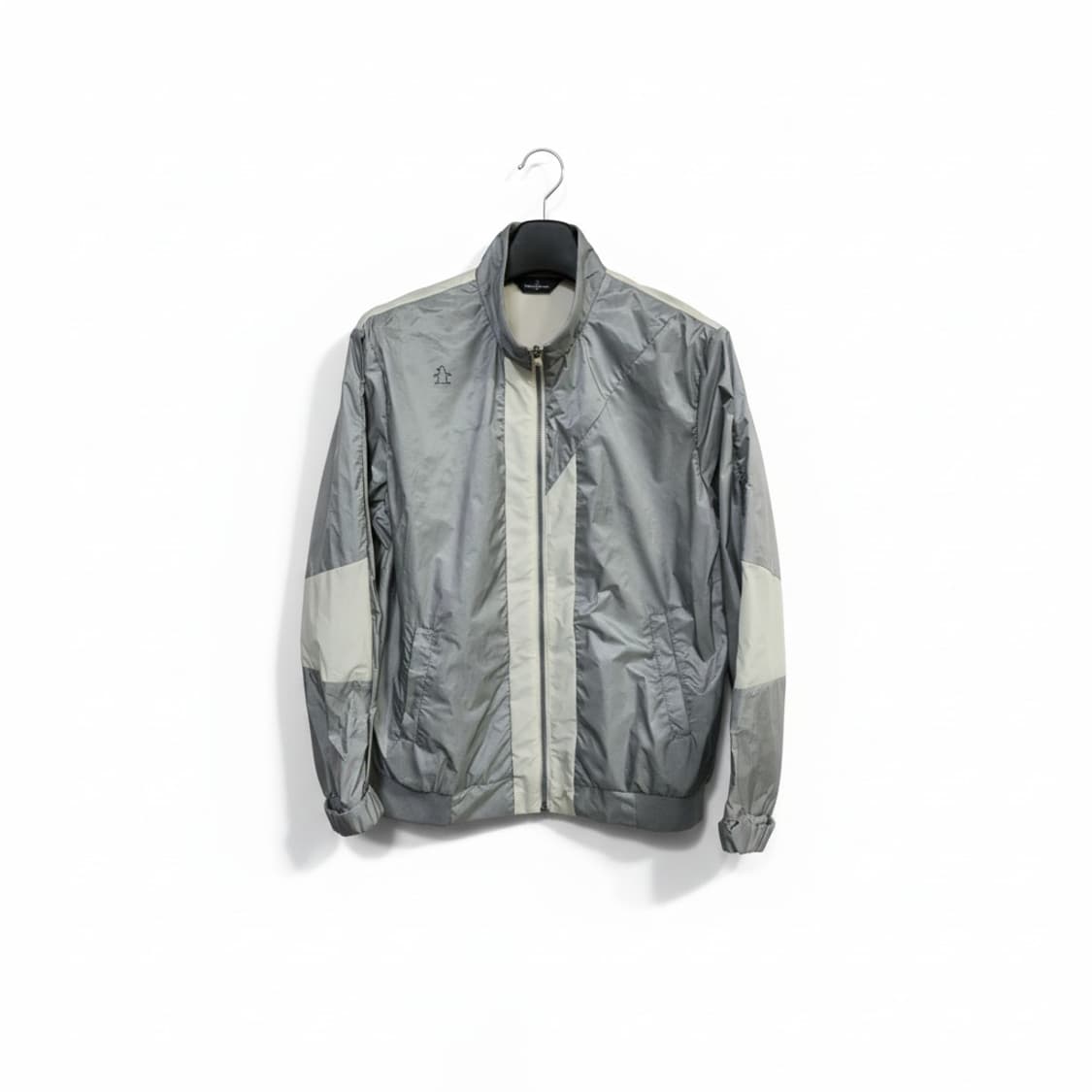 먼시웨어 남성 바람막이 점퍼 실버 상품이미지1