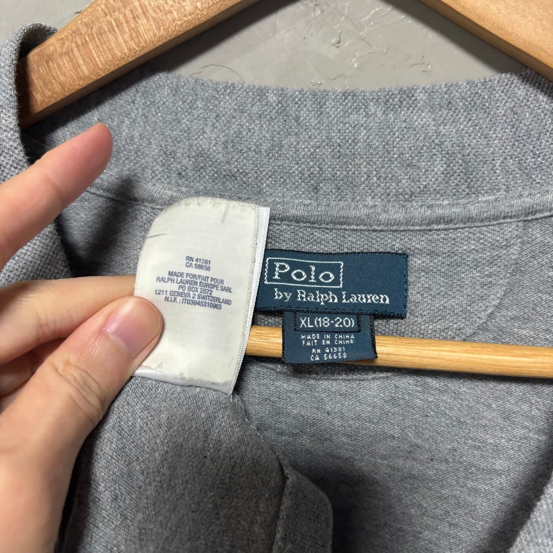 폴로 랄프로렌 가디건 그레이 상품이미지3