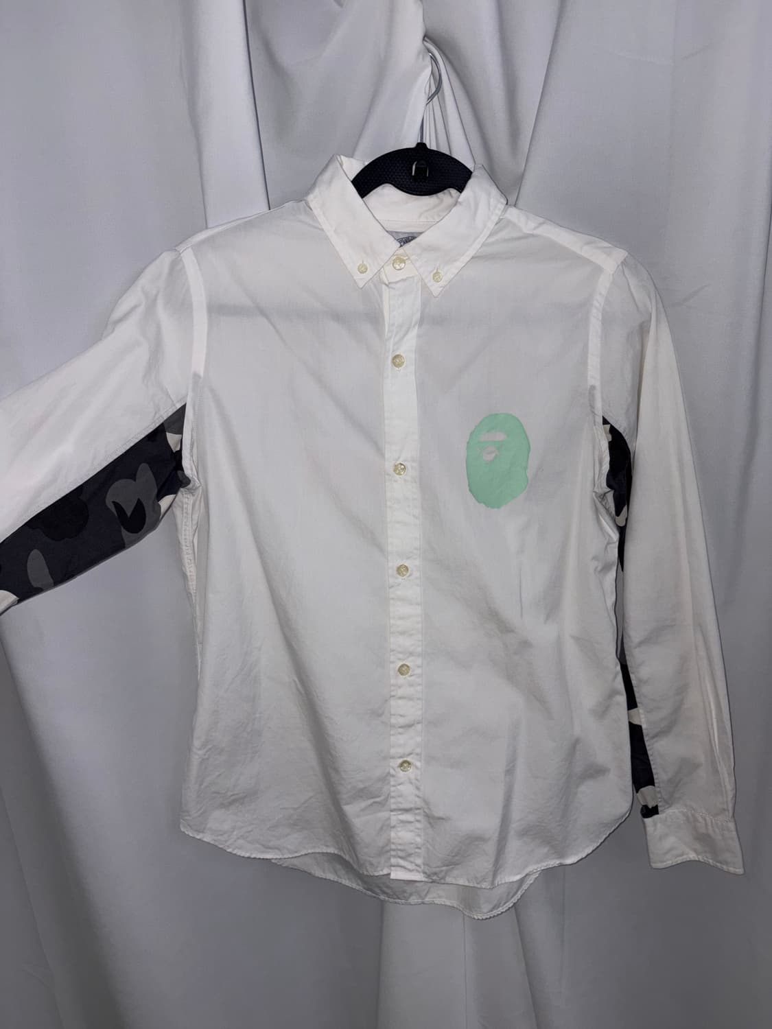 Bape 베이프 민트 카모 포인트 셔츠 s 상품이미지1