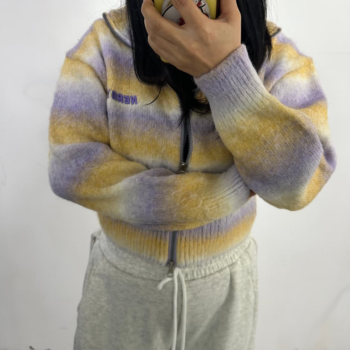 널디 투웨이 니트집업[1699] 상품이미지2