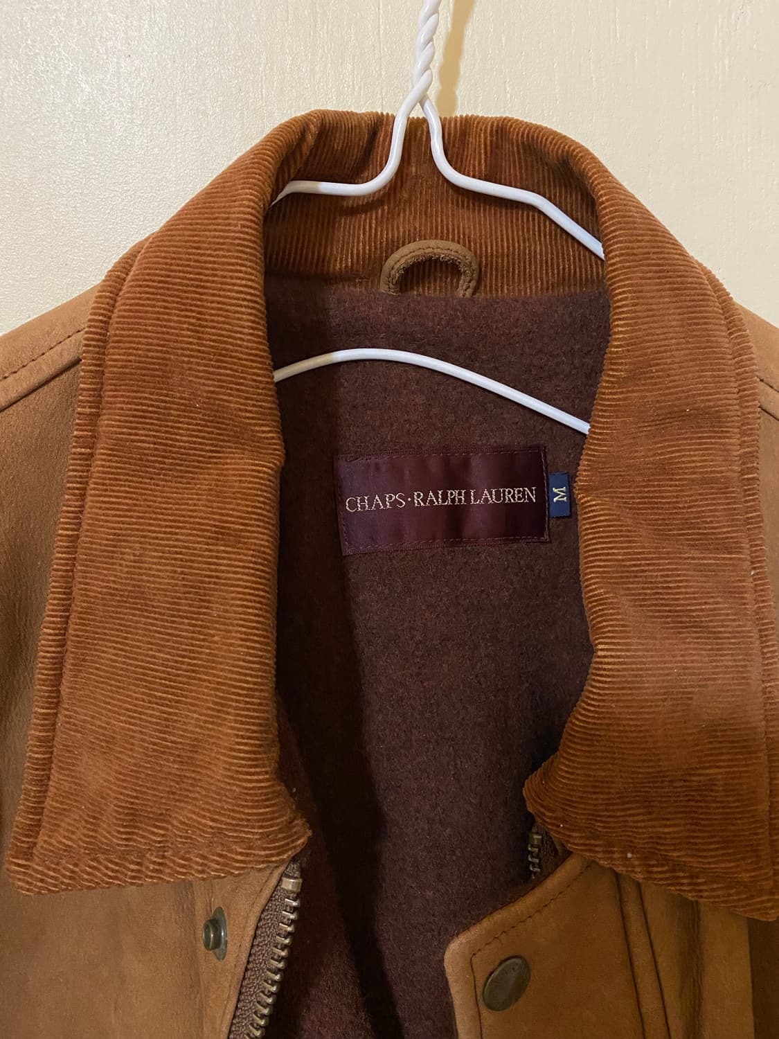 CHAPS •RALPH LAUREN 양가죽 울자켓 상품이미지2