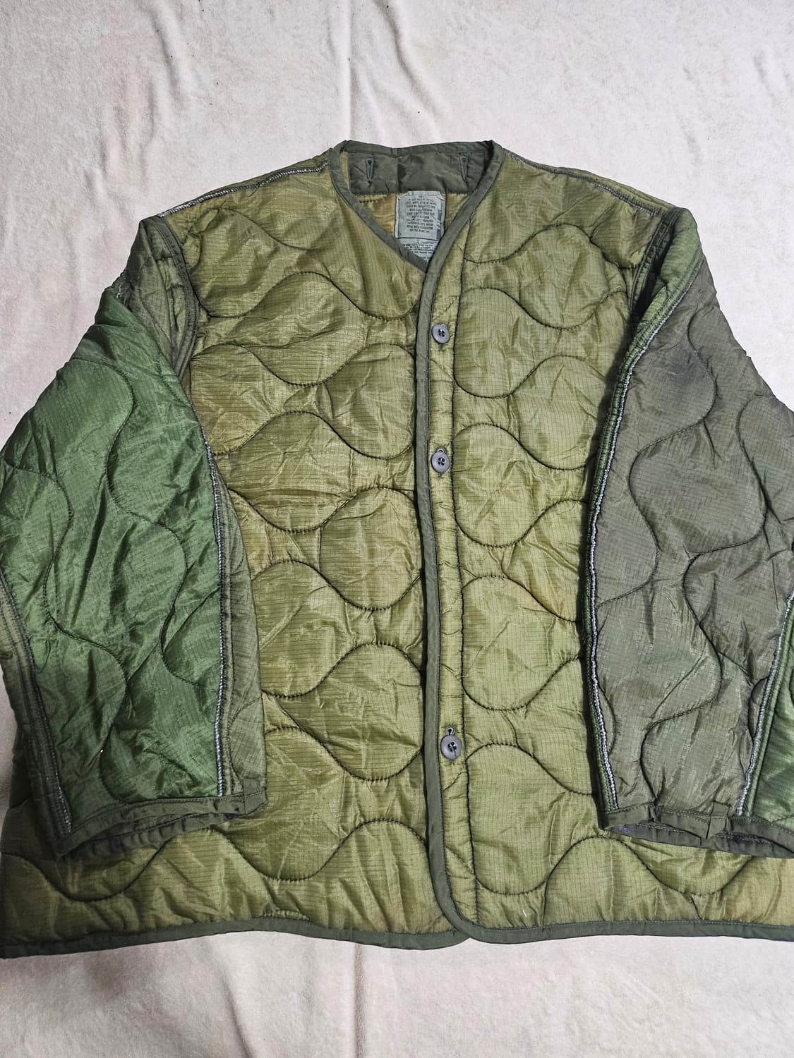 90s 미군오리지날 m65필드자켓 라이너 라지 상품이미지1