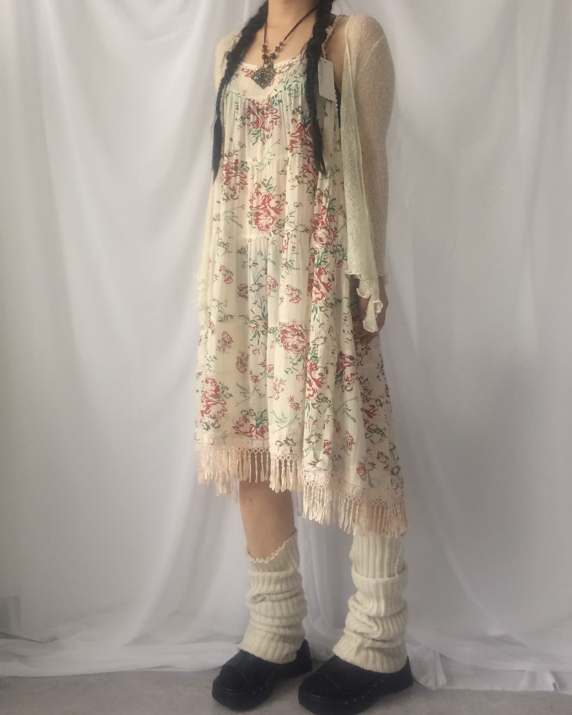 Flower pattern sleeveless onepiece 상품이미지10