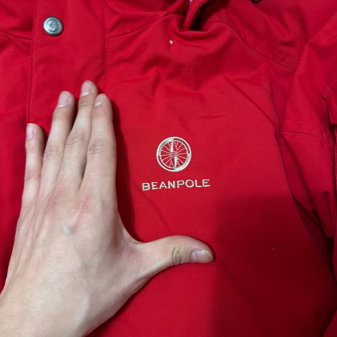 빈폴 아웃도어 덕다운 후드 패딩 S/90  상품이미지6