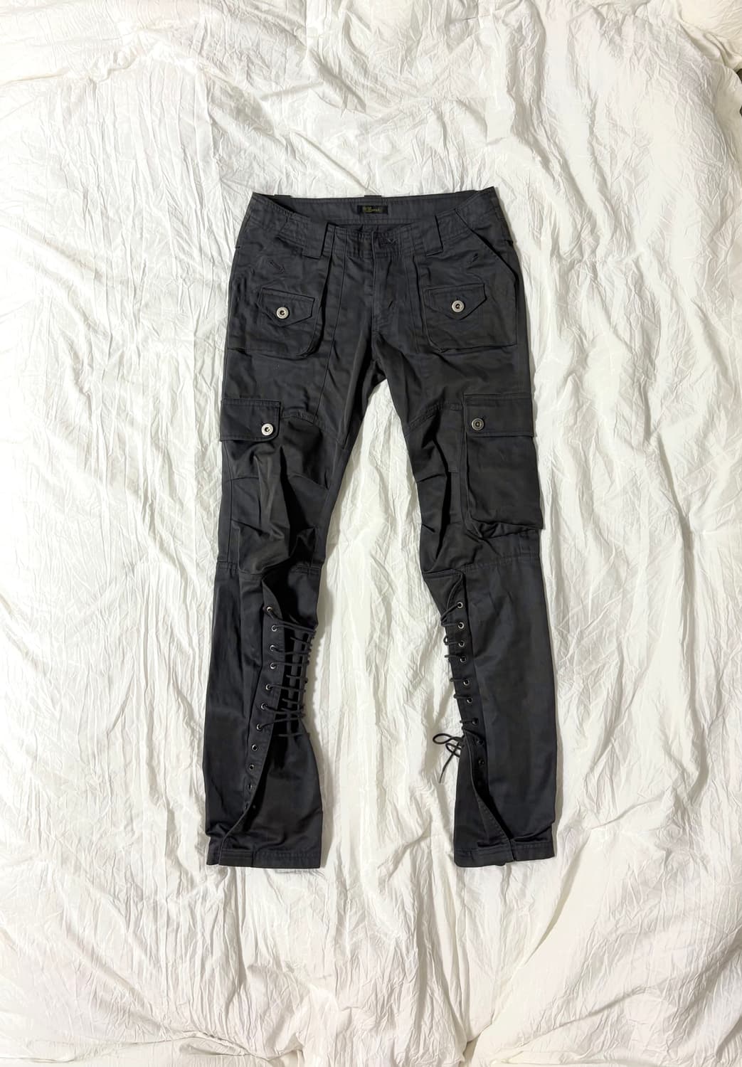 Barak 레이스업 본디지 팬츠 상품이미지1