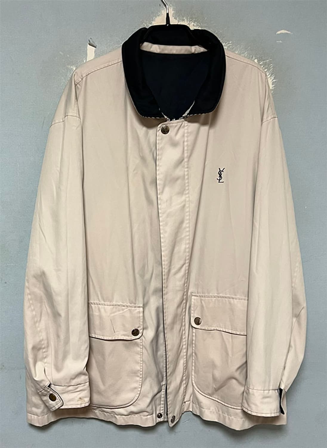 입생로랑 남자 양면 블루종 춘추 XXL 110 상품이미지4