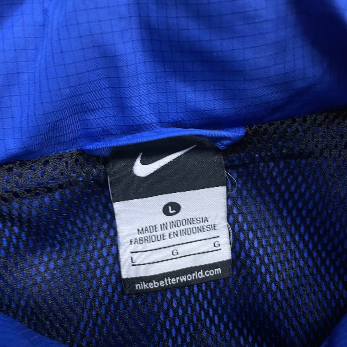 나이키 맨유 바람막이 자켓 블루 상품이미지3
