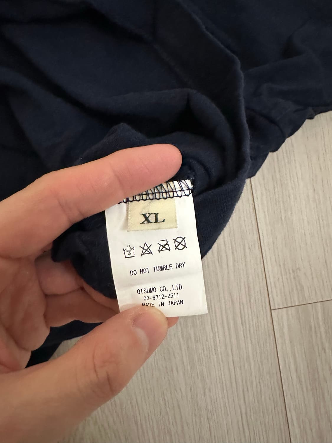 휴먼메이드 롱슬리브 긴팔 네이비 xl 상품이미지3