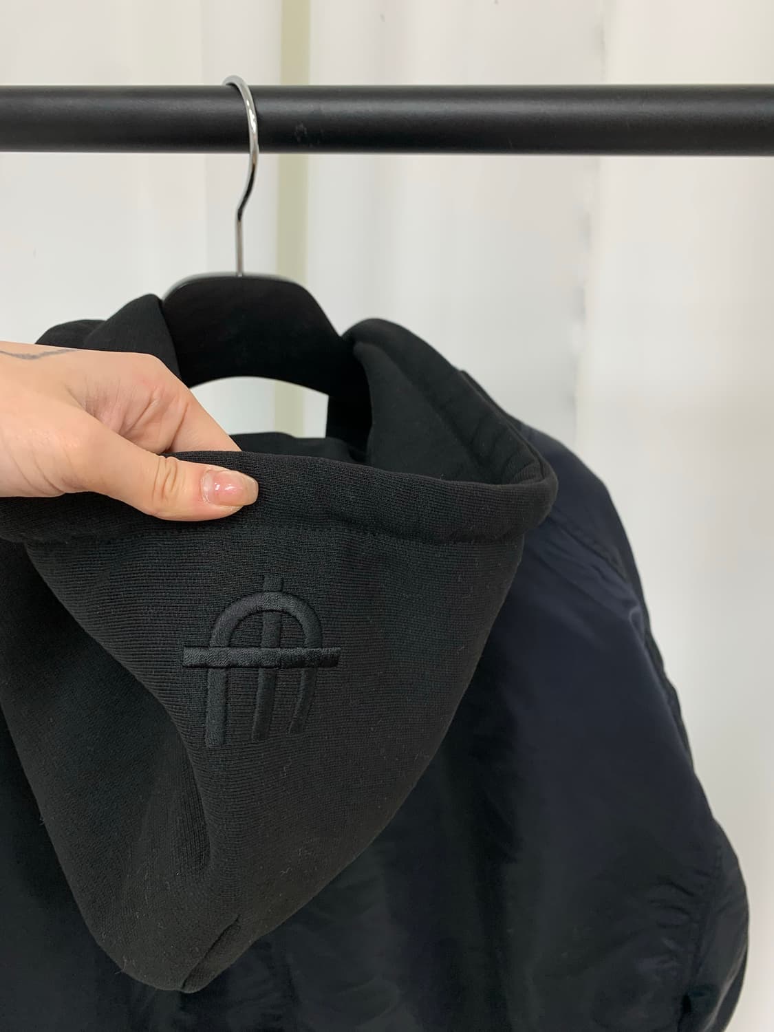 Intersection Layered Hoodie Bomber Jacke 상품이미지4