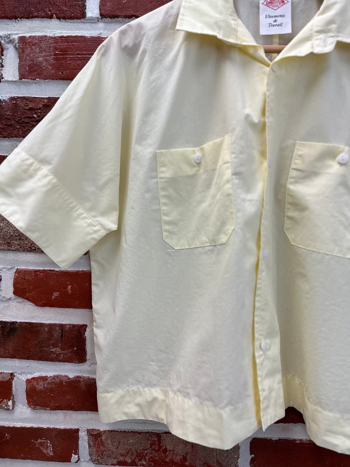 (36)단톤 23SS 숏슬리브 셔츠 레몬 상품이미지5