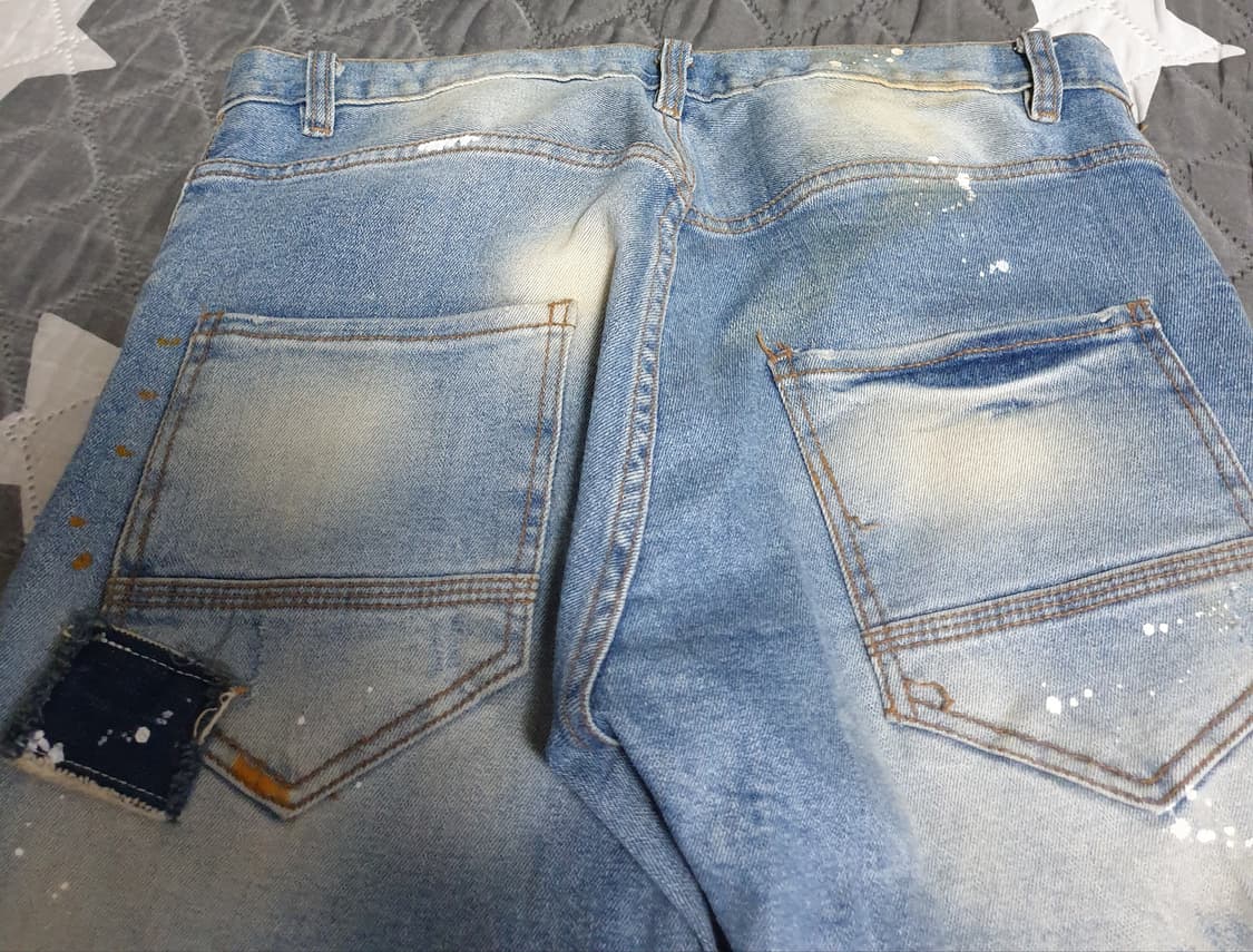 FARMERS MARKE 더티워싱 커브드 스키니 데님팬츠 (31) 상품이미지4