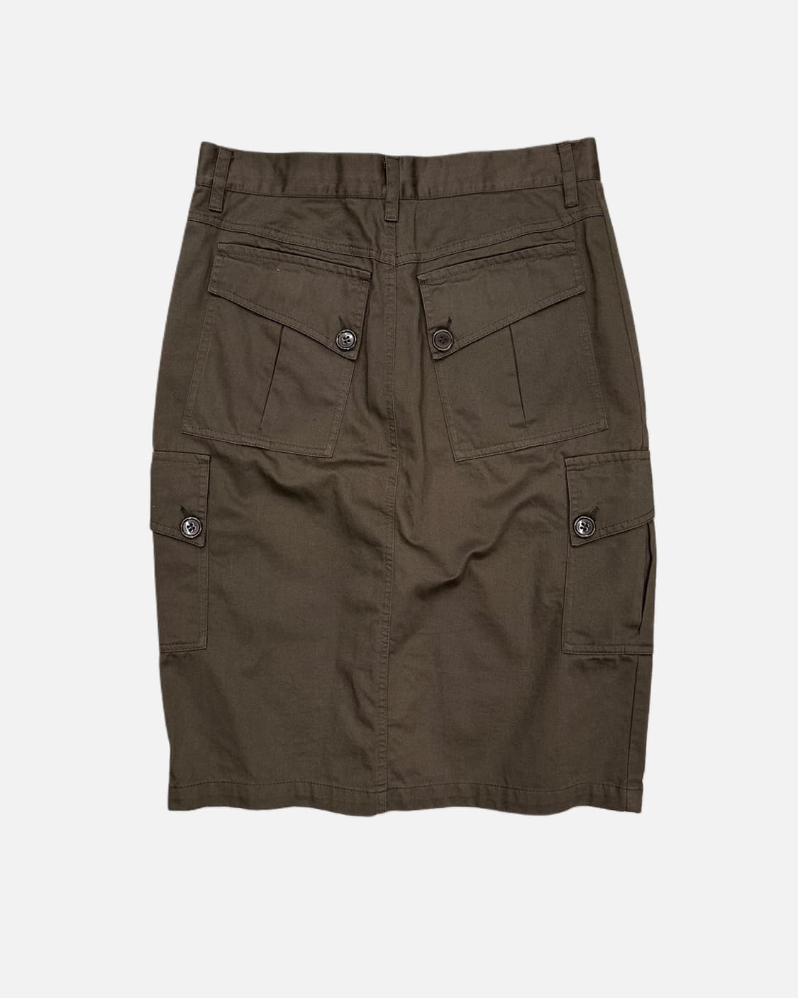 brown cargo pocket skirt 상품이미지4