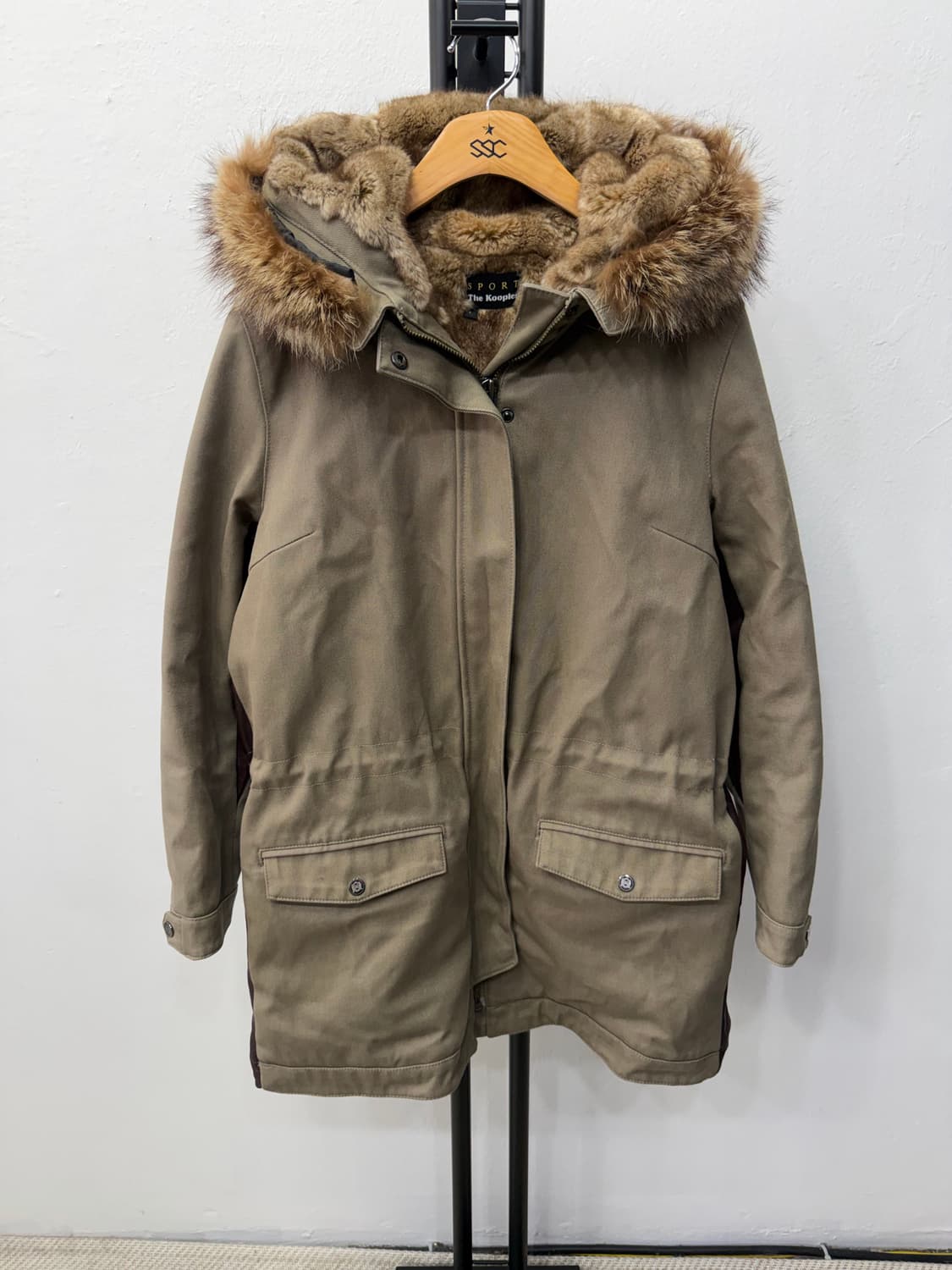 정품) 더쿠플스 한섬 여성 퍼자켓 2 상품이미지1