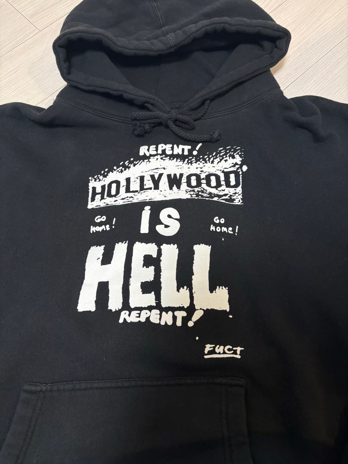 FUCT 퍽트 프린팅 후드 M(100) 슈프림 스투시 상품이미지2