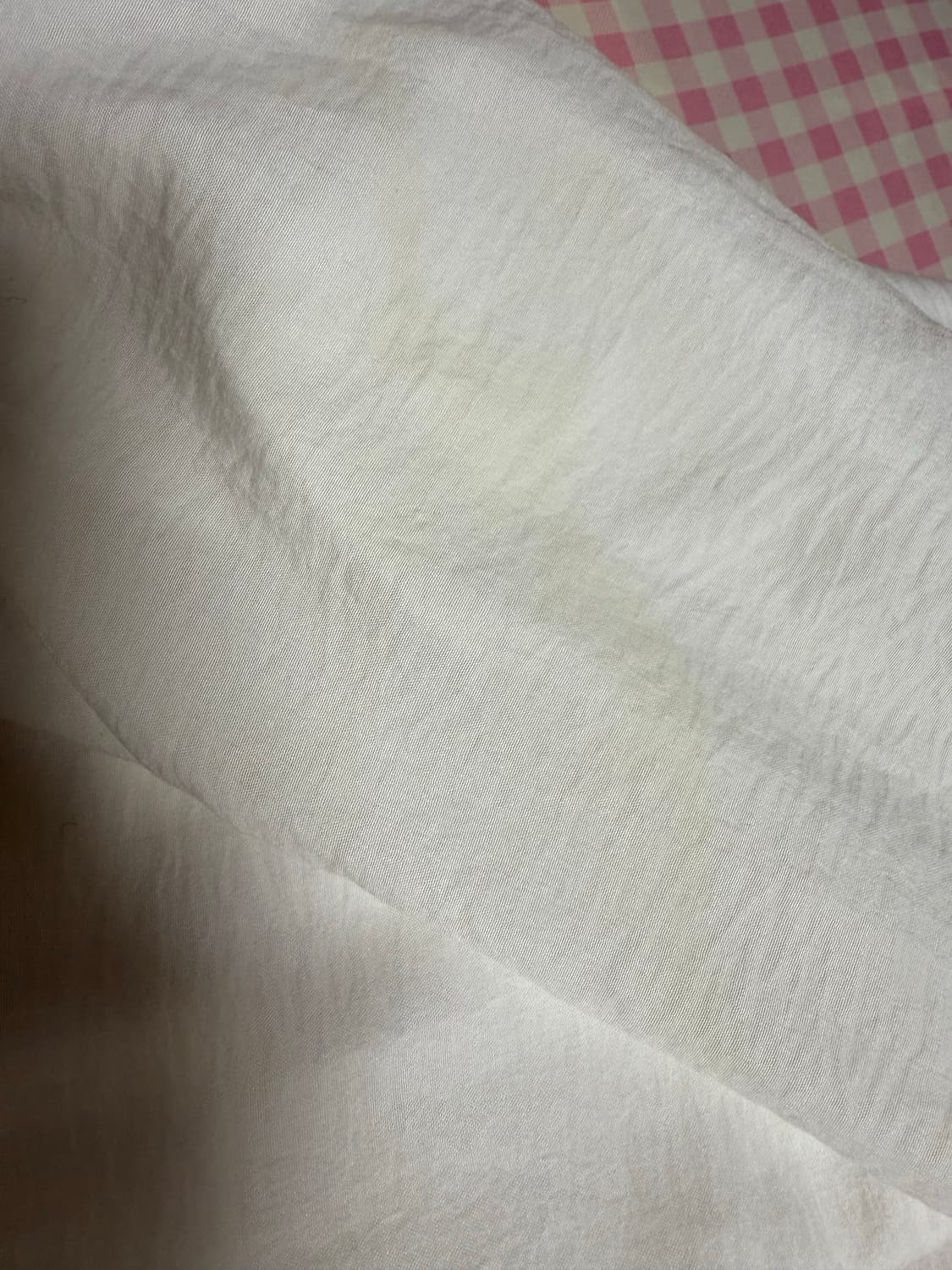 아워캐비넷 mute ribbon blouse 화이트 블라우스 상품이미지5