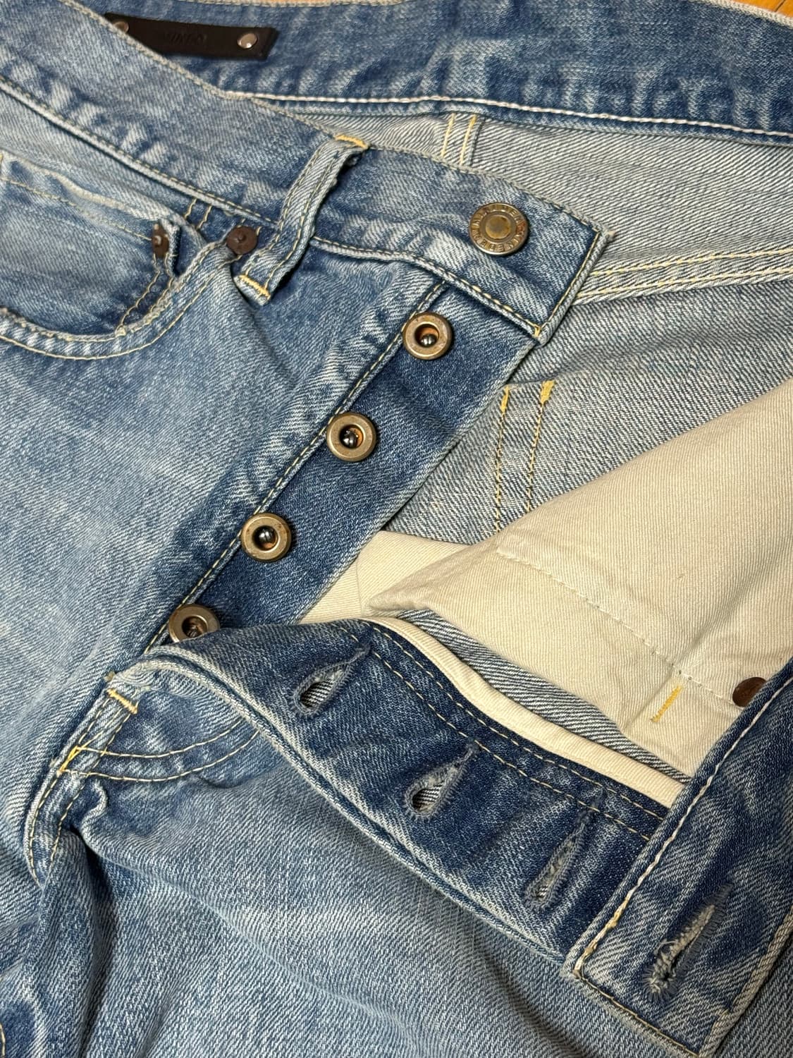 마인데님 22SS 셀비지 데님 쇼츠 상품이미지5