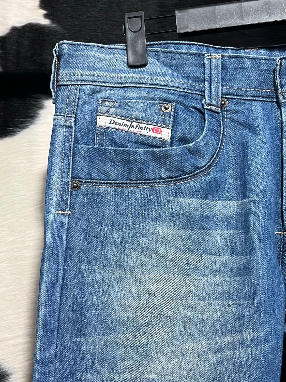 디젤 포켓 자수 데님팬츠 상품이미지3