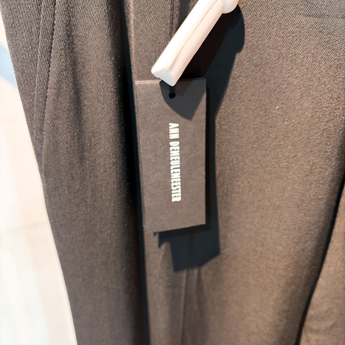 (정품/새상품) 앤드뮐미스터 남성 블랙 에드워드 스키니핏 트라우저 팬츠 상품이미지3