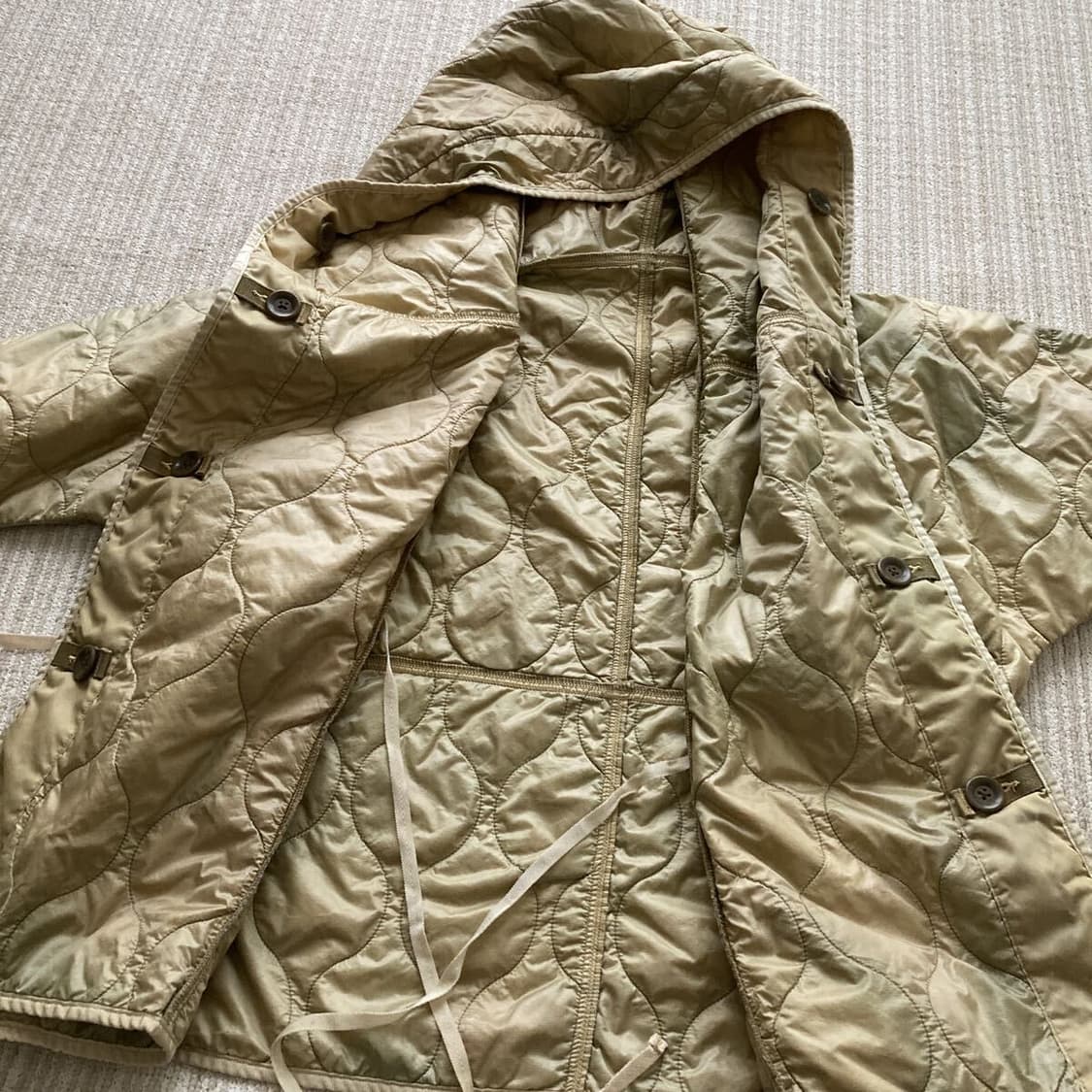 캐피탈 퀼팅 링코트  상품이미지2