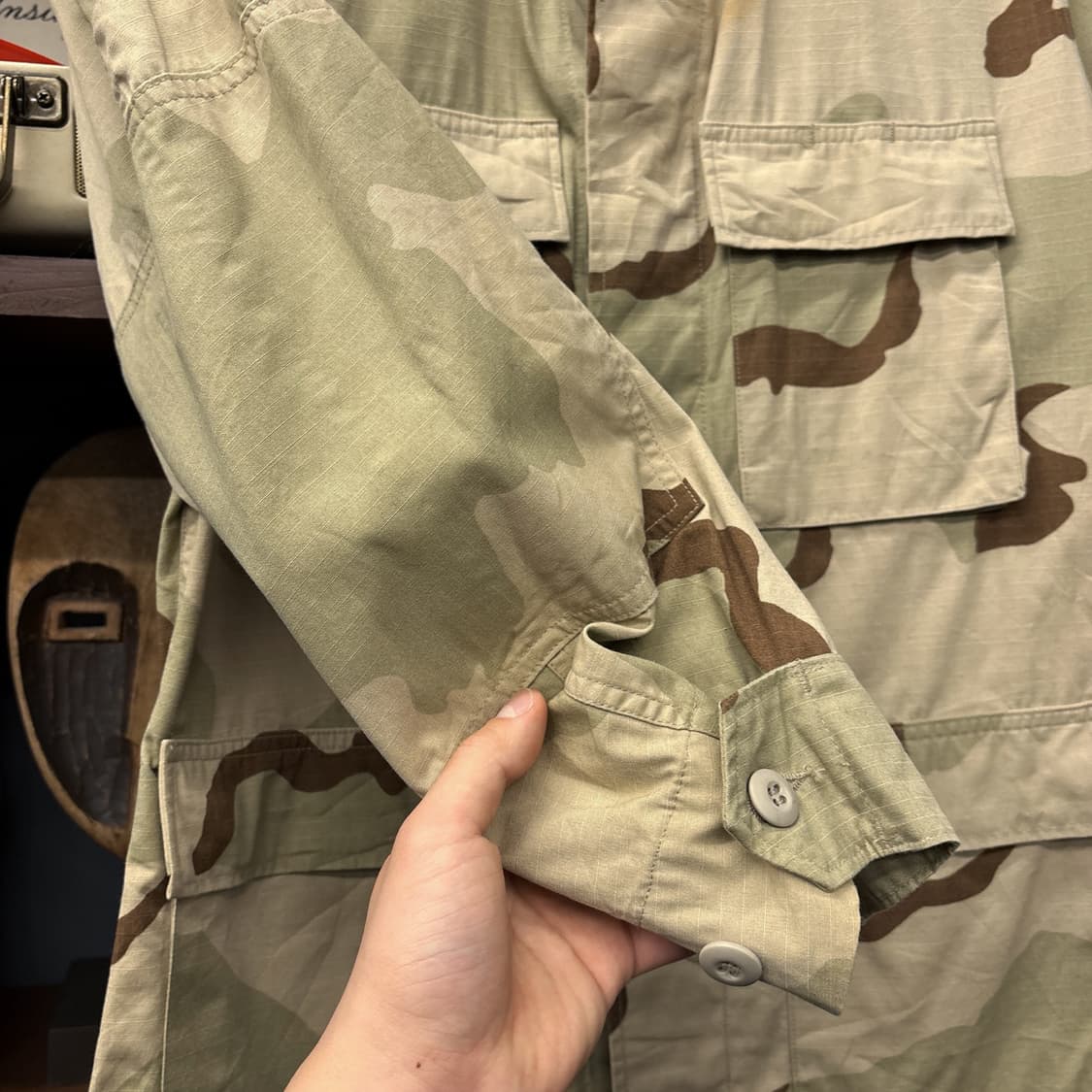 00s US Army 데저트 카모플라쥬 컴뱃 필드자켓 N1137 상품이미지6